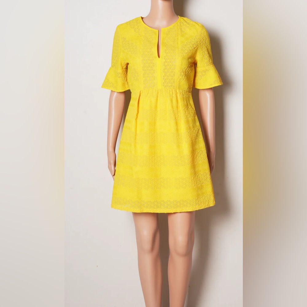 Yellow Lace Dress
